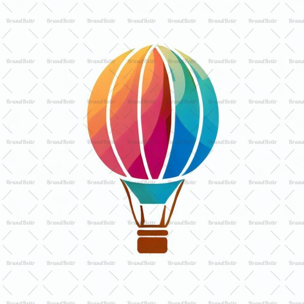 Reisender Heißluftballon